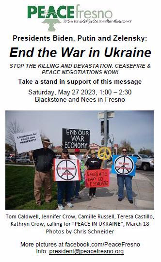 Peace Fresno Monthly Protests